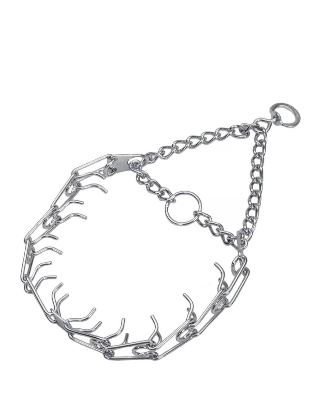 Herm Sprenger Ultra-Plus Prong Dog Training Collar, Chrome, 3.25 mm × 20" neck